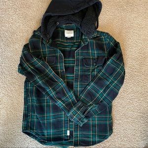 men's american eagle flannel jacket.